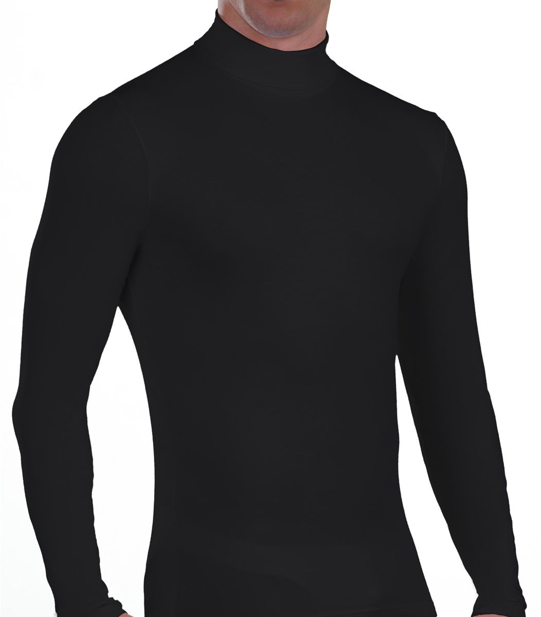 Turtle Neck, long sleeve Color Black Size Small