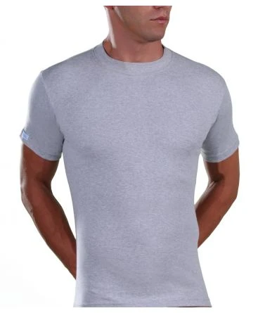 T-Shirt, Melange, Grey