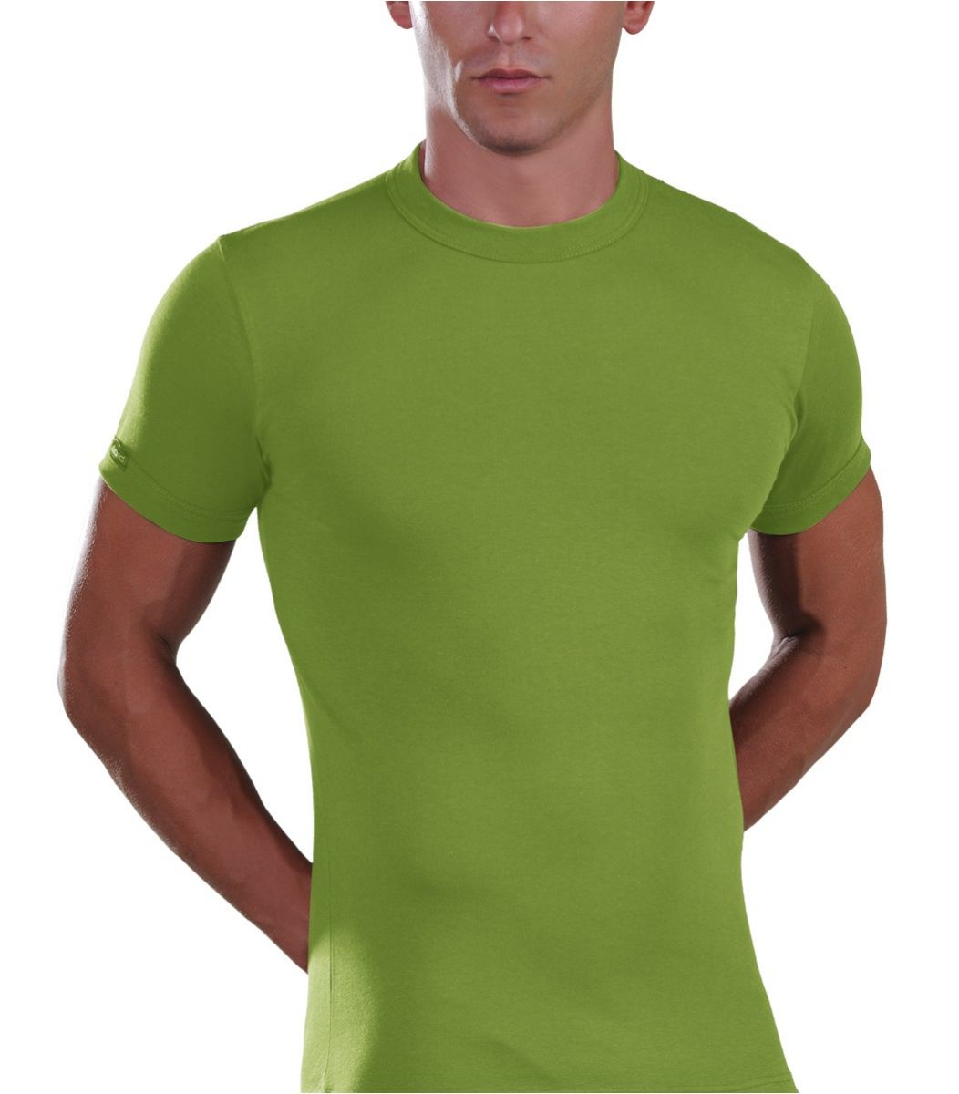 Men, T-Shirt, Elastic, green