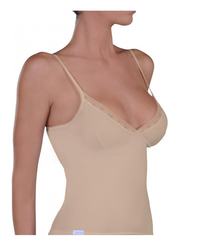 CAMISOLE, LACE, beige