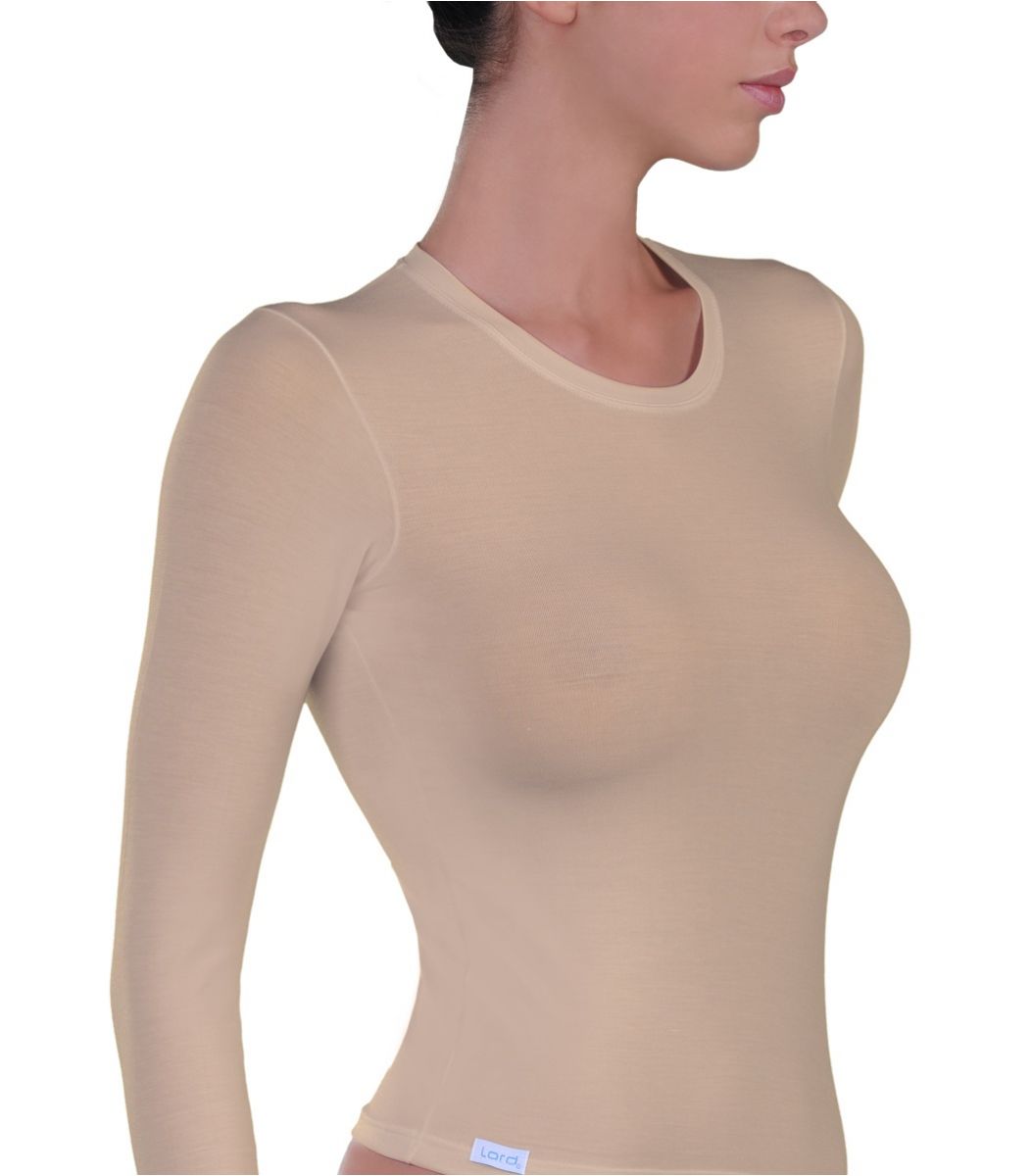 Long Sleeve, micromodal, beige