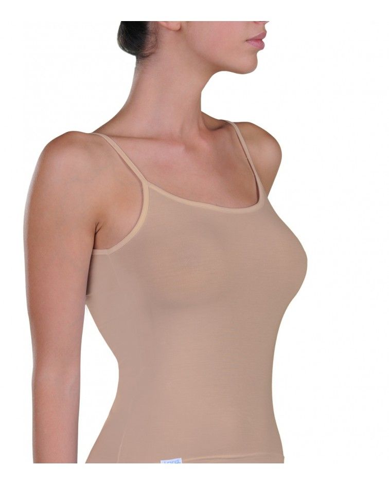 Camisole, micromodal, beige