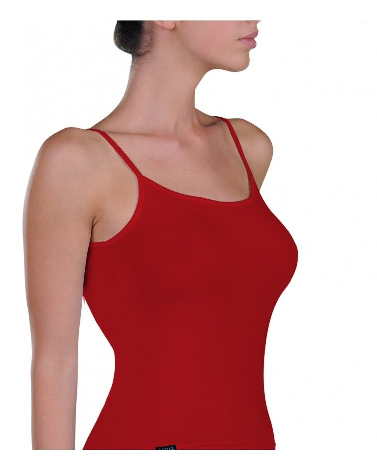 Camisole, micromodal, red