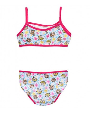 FROZEN SET Bustier-panty, cotton, fuxia