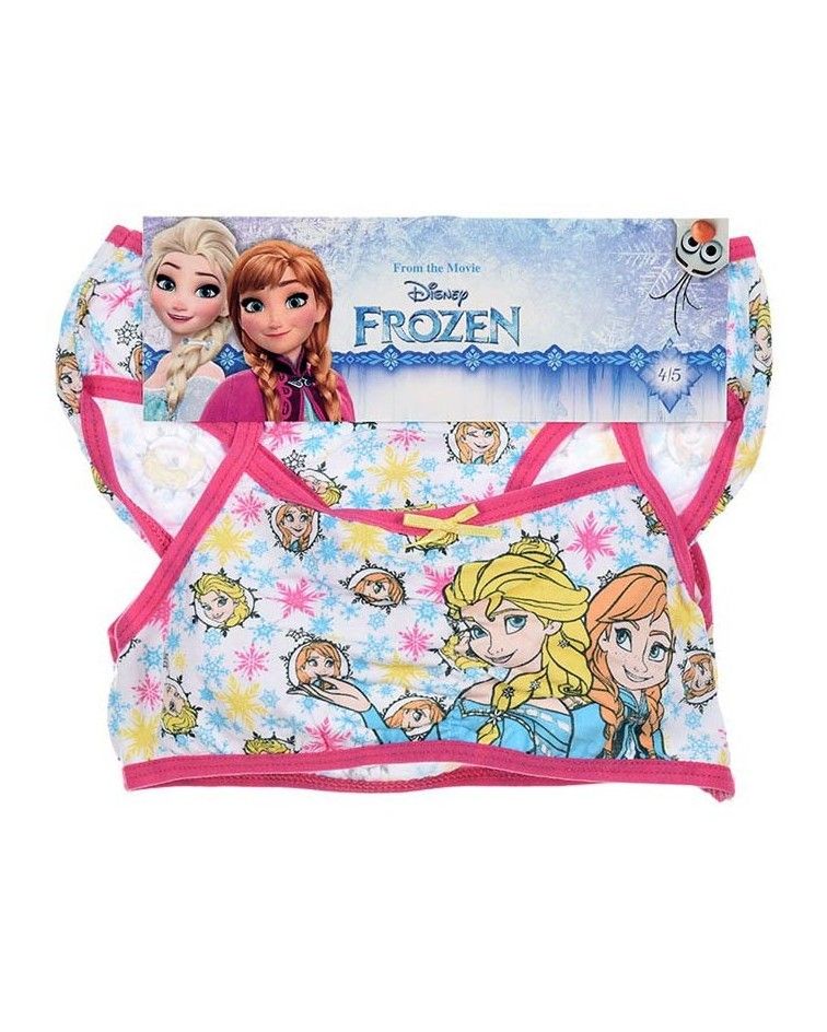 FROZEN SET Bustier-panty, cotton, fuxia