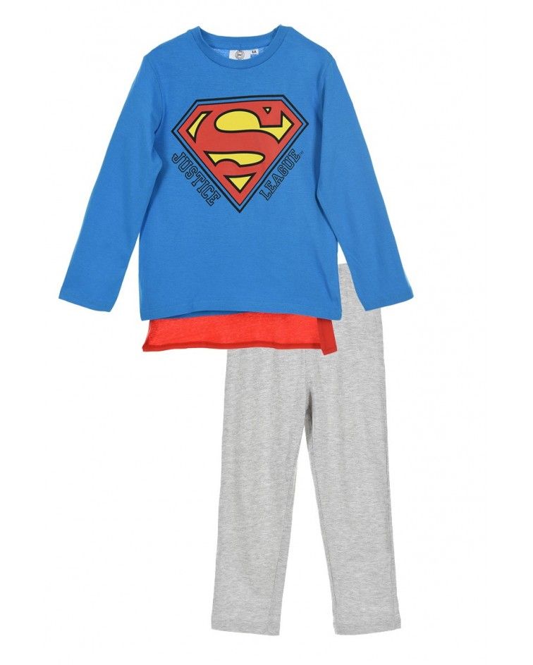 Boys Pyjama winter SUPERMAN with cape