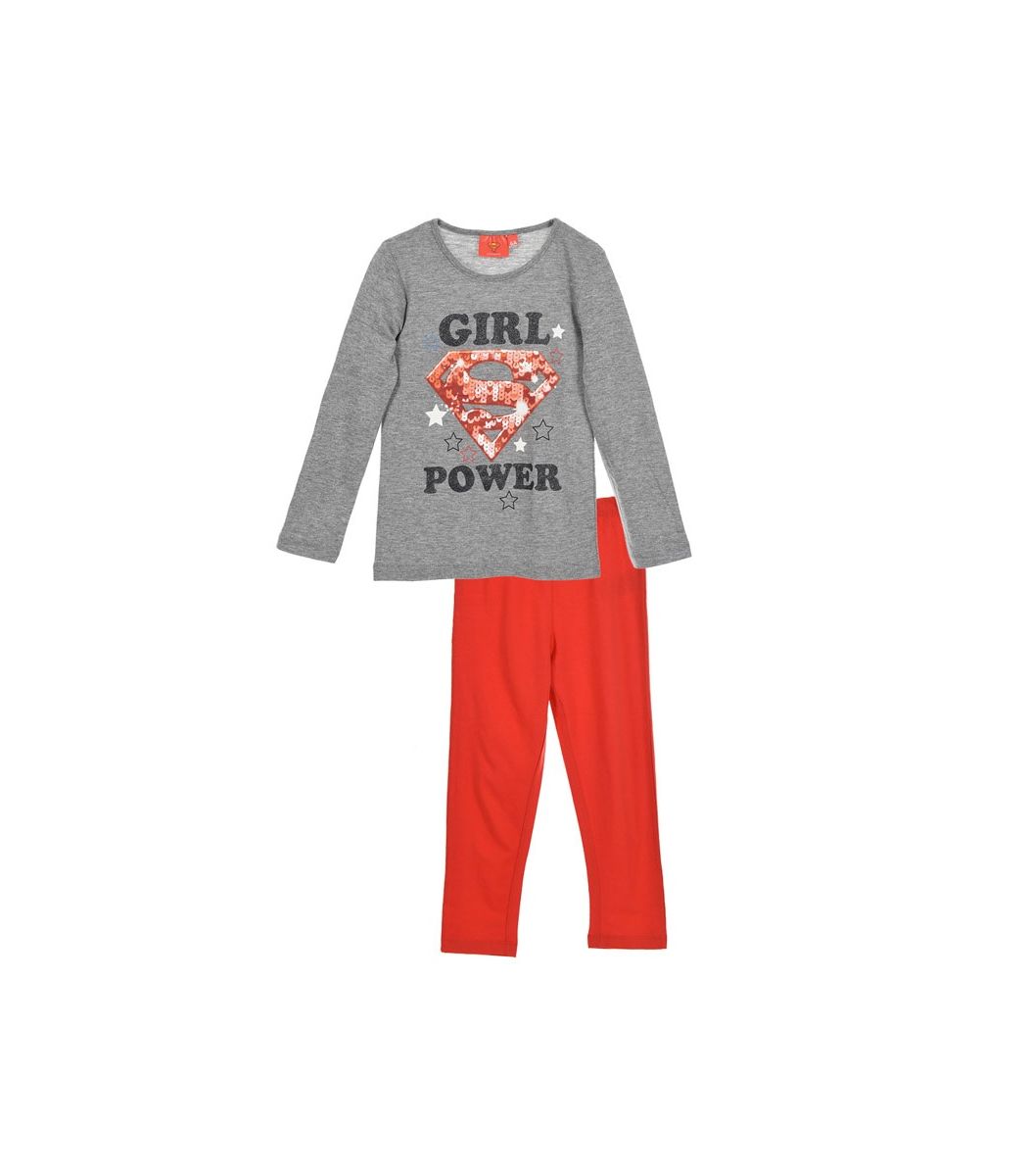 Girls Pyjama, SuperGirl, Red