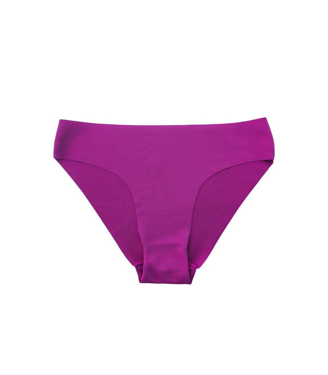Women panty, no seams, no rubber, purple