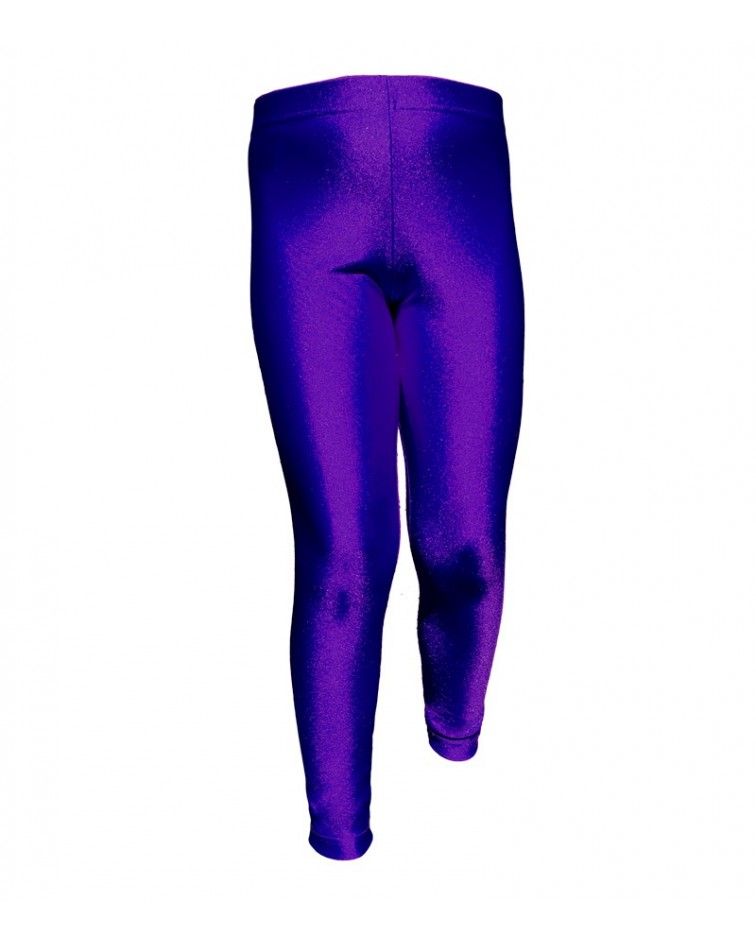 Girls, leggings, shine, purple
