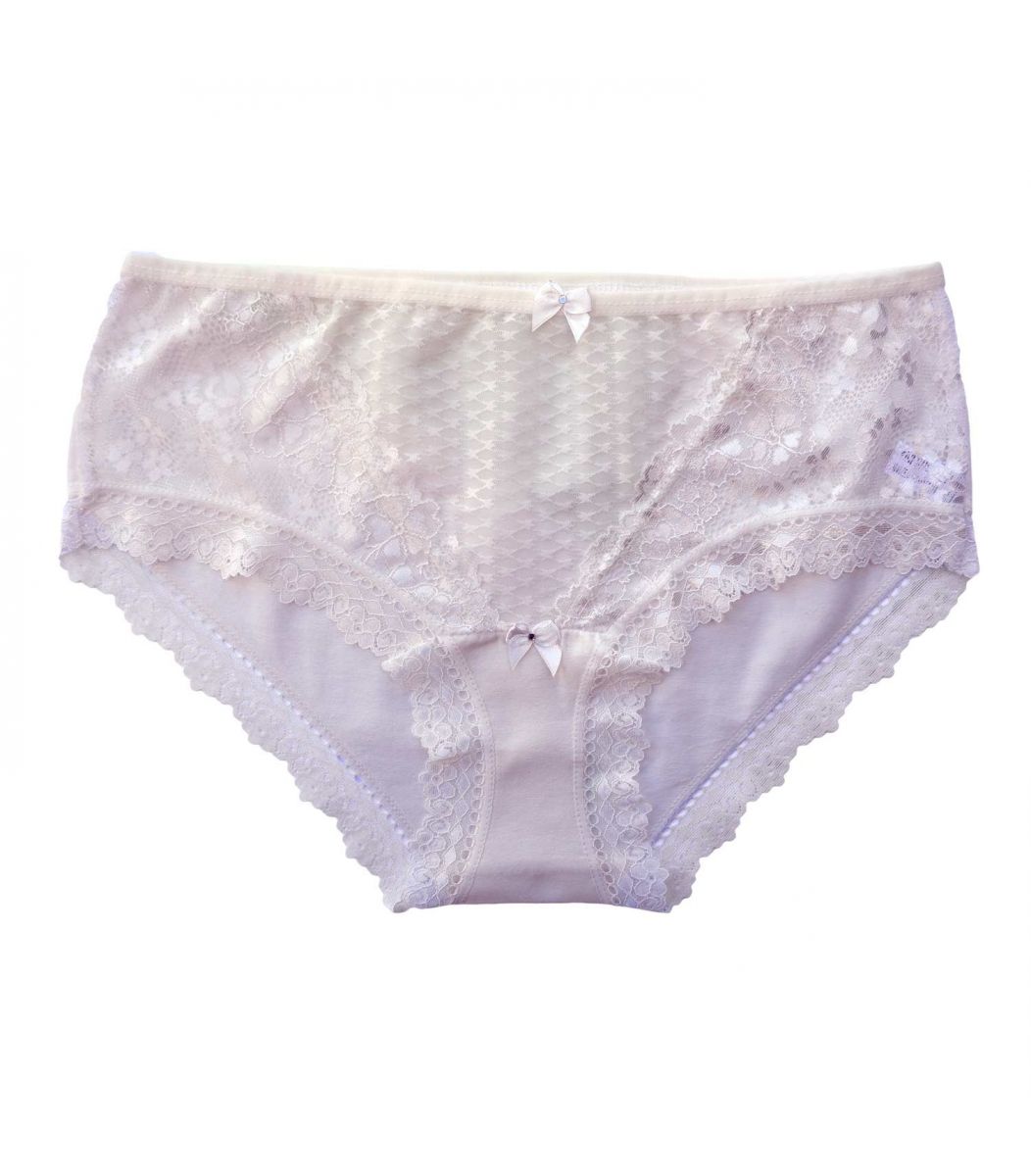 Women panty, elastic, lace Size Large Color Somon