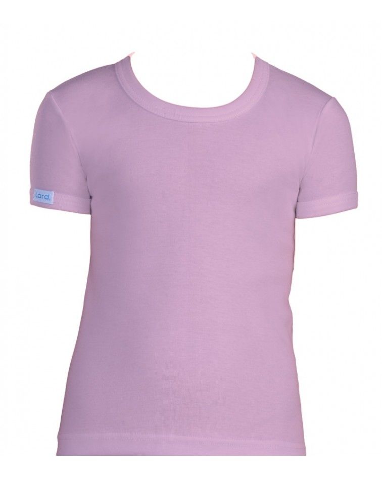 T-Shirt, Open neck, pink