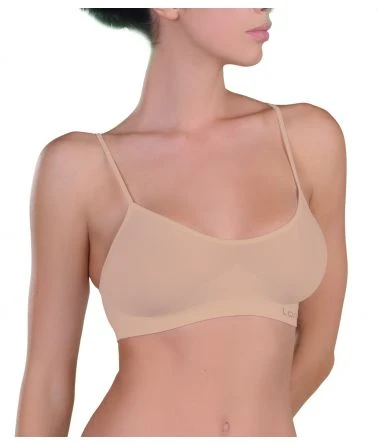 bustier, without seems, beige
