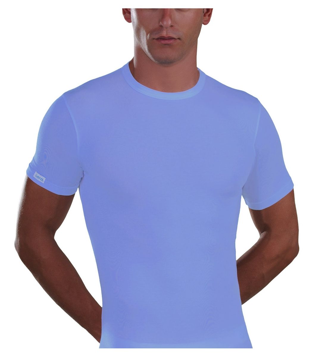 T-Shirt, Micromodal, ciel