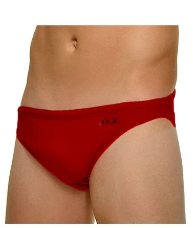 Men Swimwear brief, red