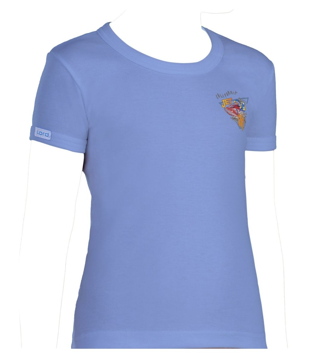 T-Shirt, Print, light blue