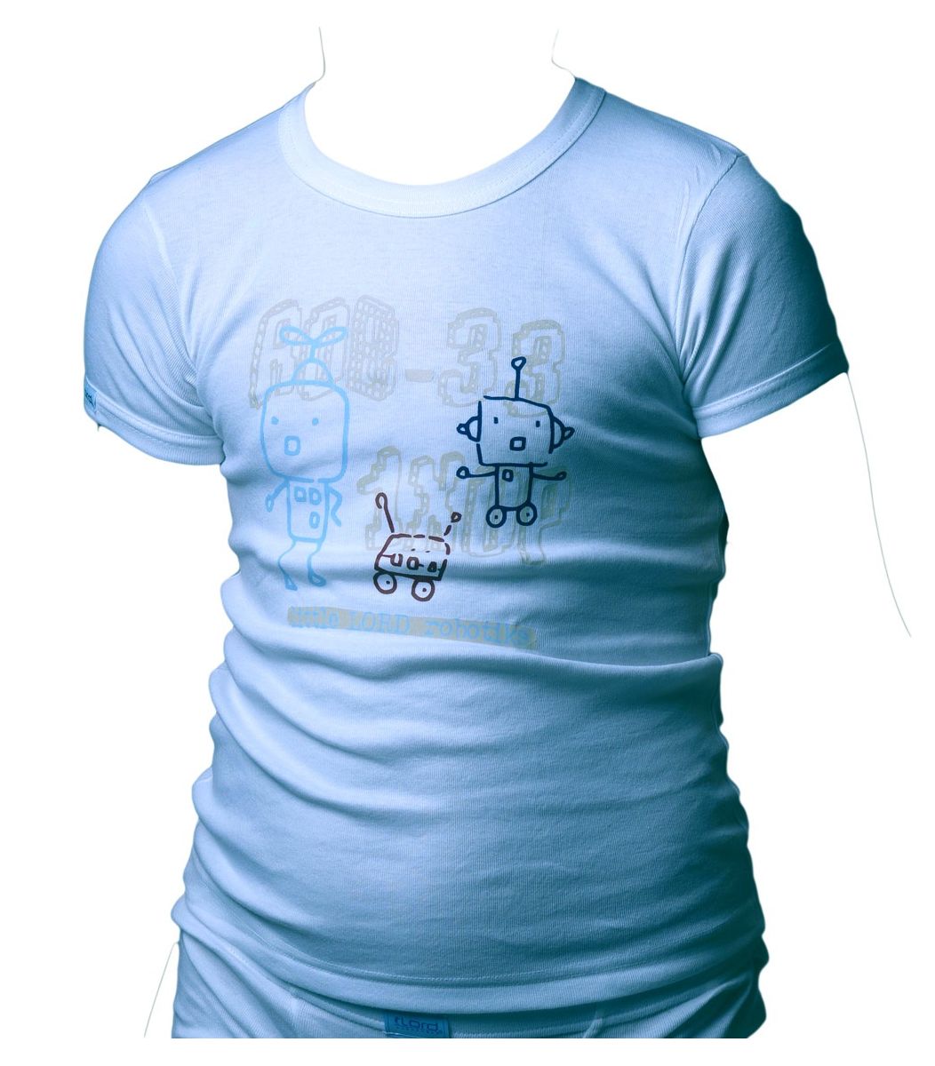 T-Shirt, Cotton, Robots