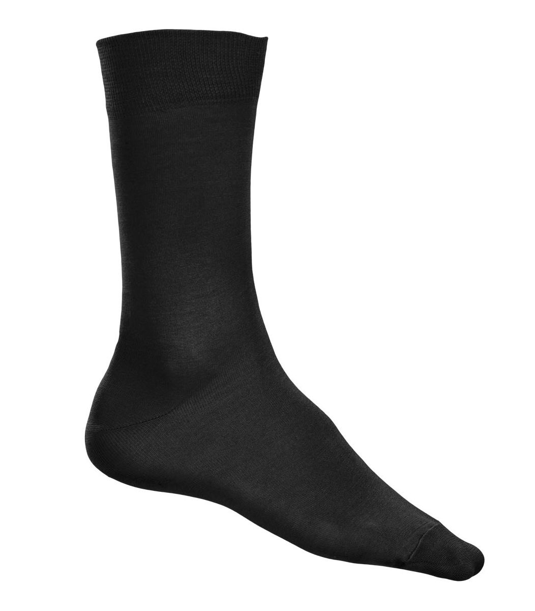 Κάλτσα γυαλιστερή Βαμβακερή, μαύρη