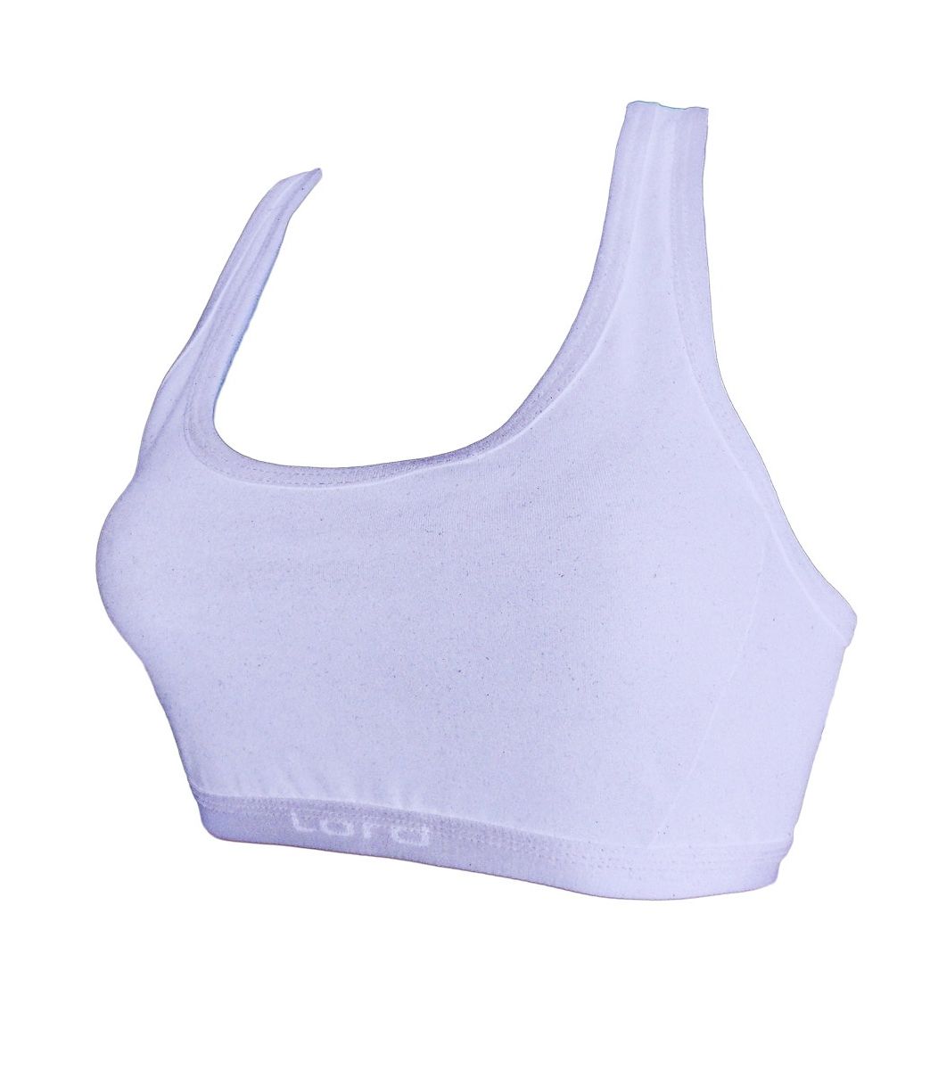 Bustier, elastic, athletic, white