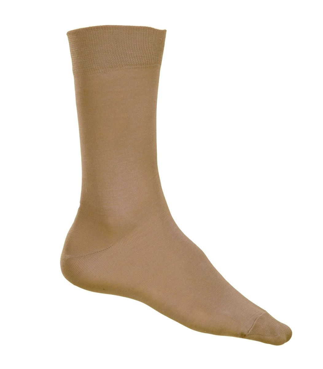 Ανδρική Κάλτσα, ελαστική βαμβακερή, μπεζ