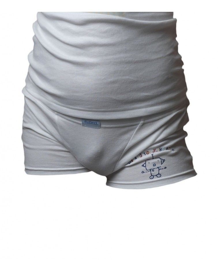 Boxer Robots, white