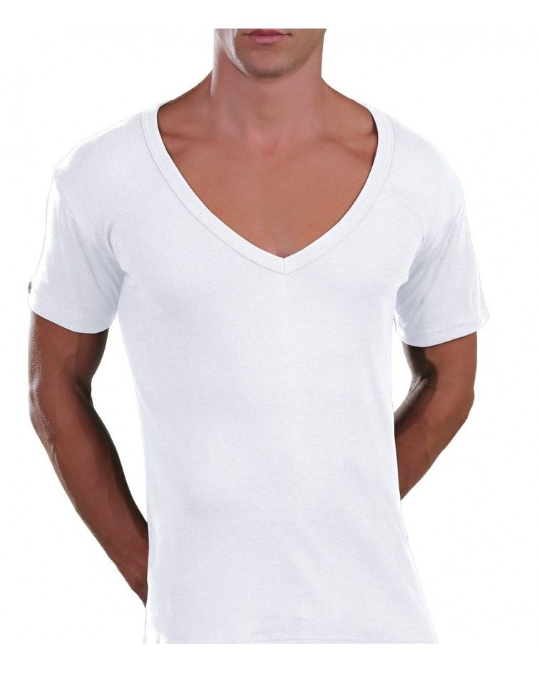 Too Open Neck T-Shirt, white