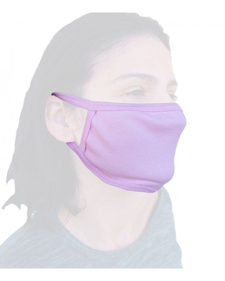 Bαμβακερή Μάσκα γενικής χρήσης, ροζ