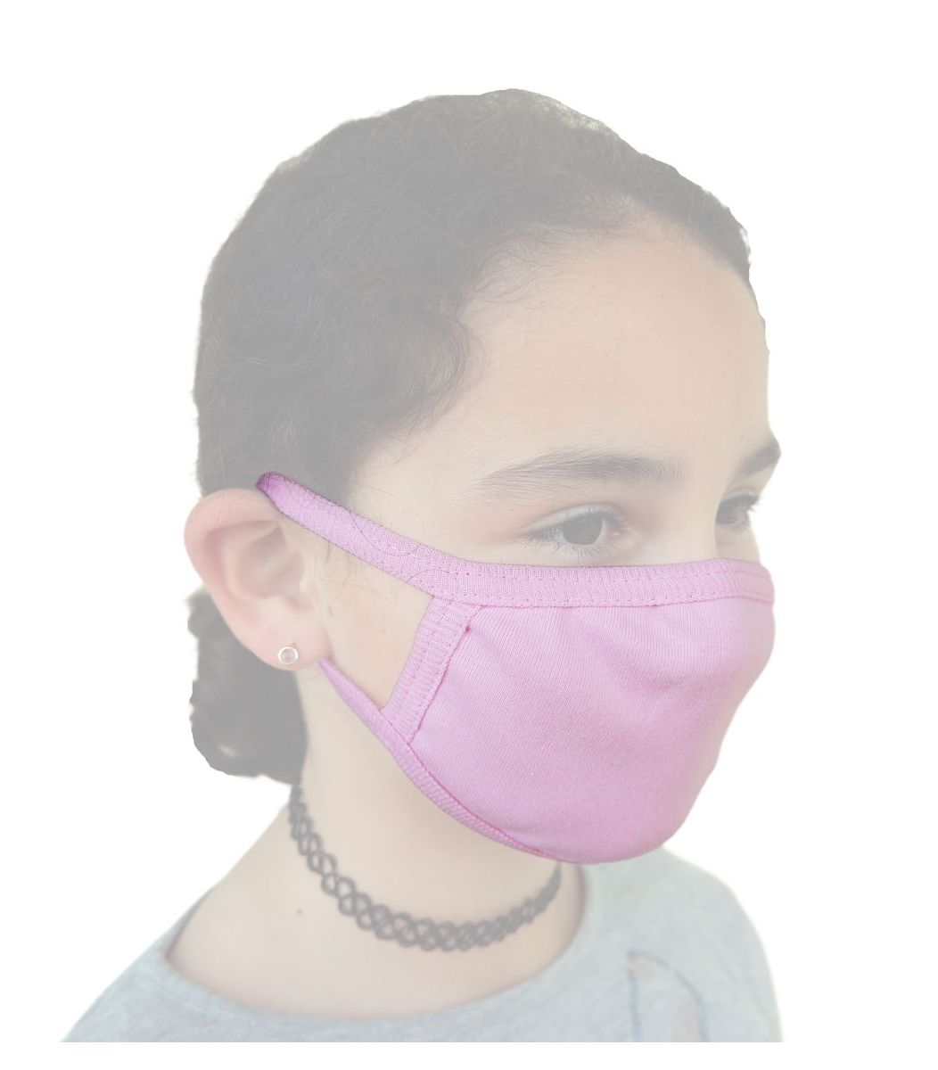 Children Cotton General use Mask, pink