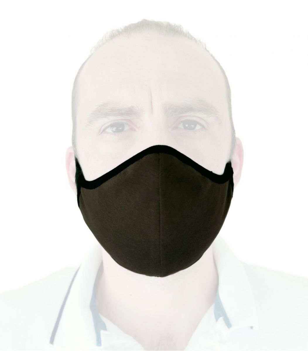 Βαμβακερή Υφασμάτινη Επαναχρησιμοποιούμενη προστατευτική Μάσκα με λάστιχο
