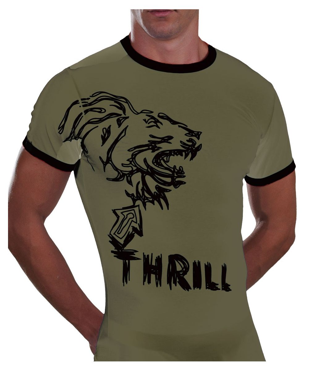Men T-Shirt, print Thrill