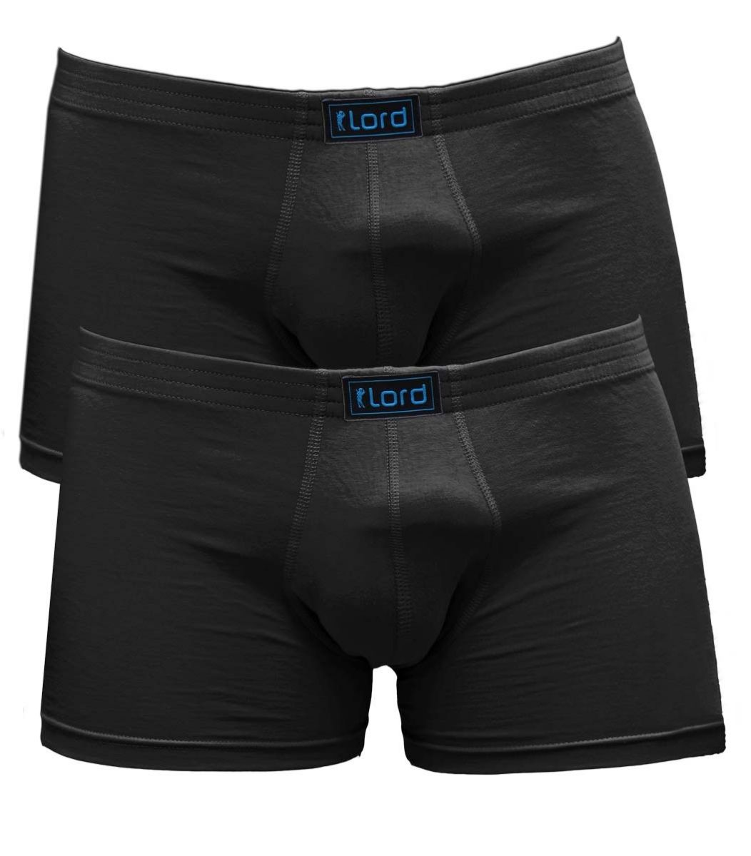 Boxer, 2set, cotton, black