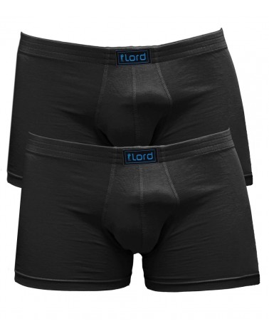 Boxer, 2set, cotton, black
