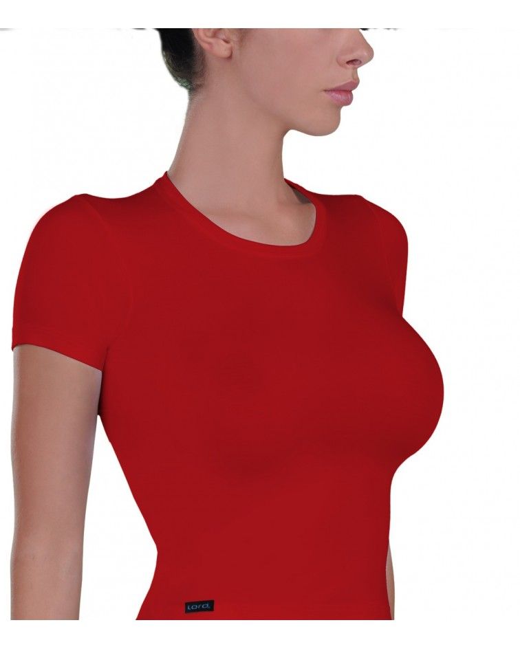 T-Shirt, micromodal, red
