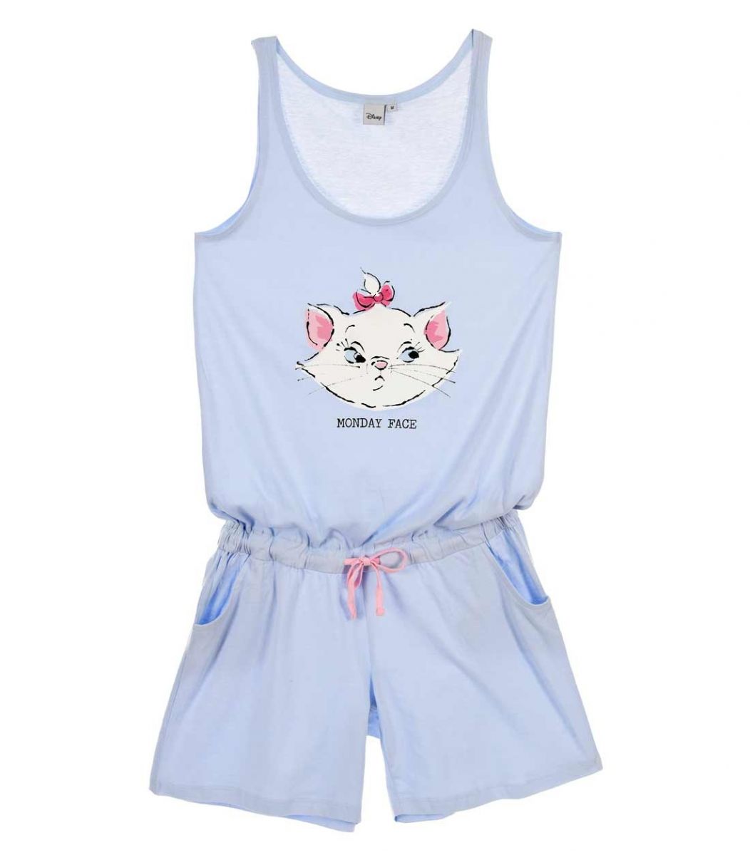 Γυναικείo Homewear Cats, σιέλ