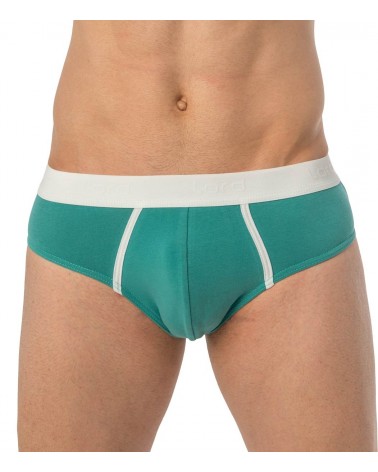 Brief, elastic, teal
