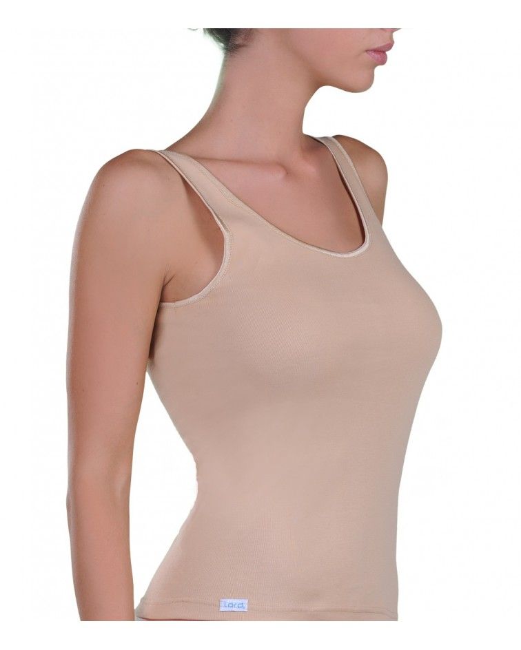Camisole, Satin, beige