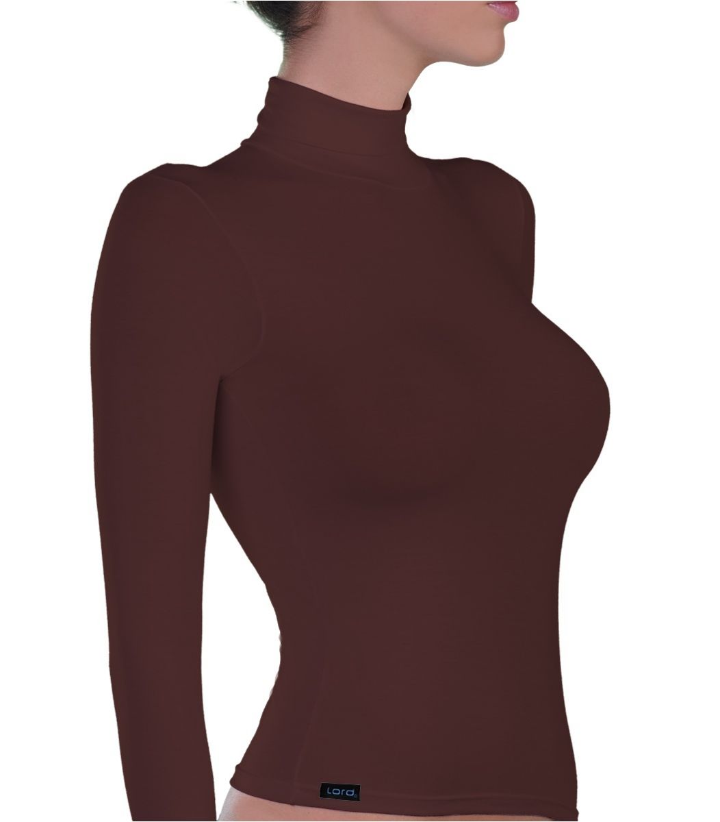 Long Sleeve, Turtle Neck, white