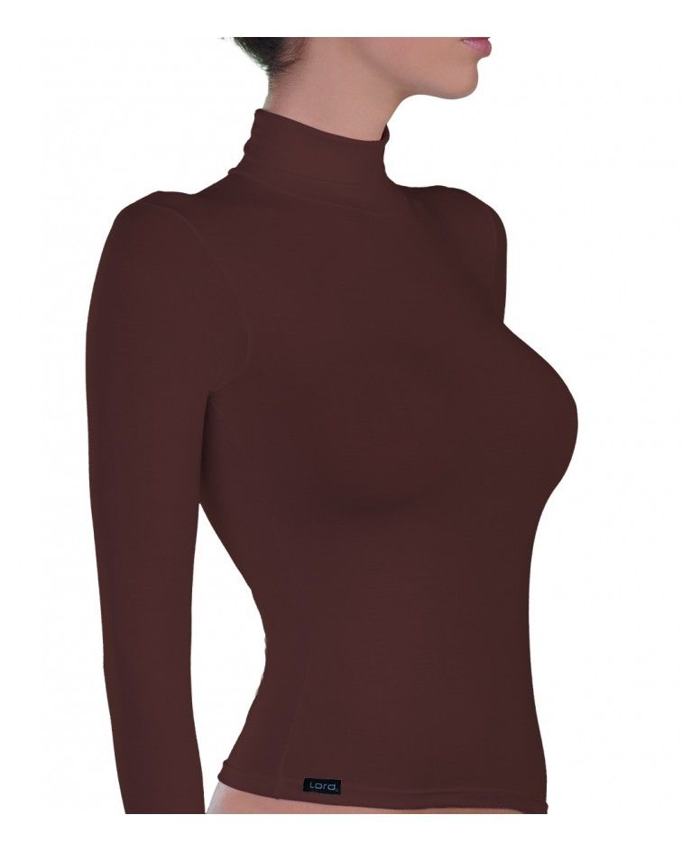 Long Sleeve, Turtle Neck, white