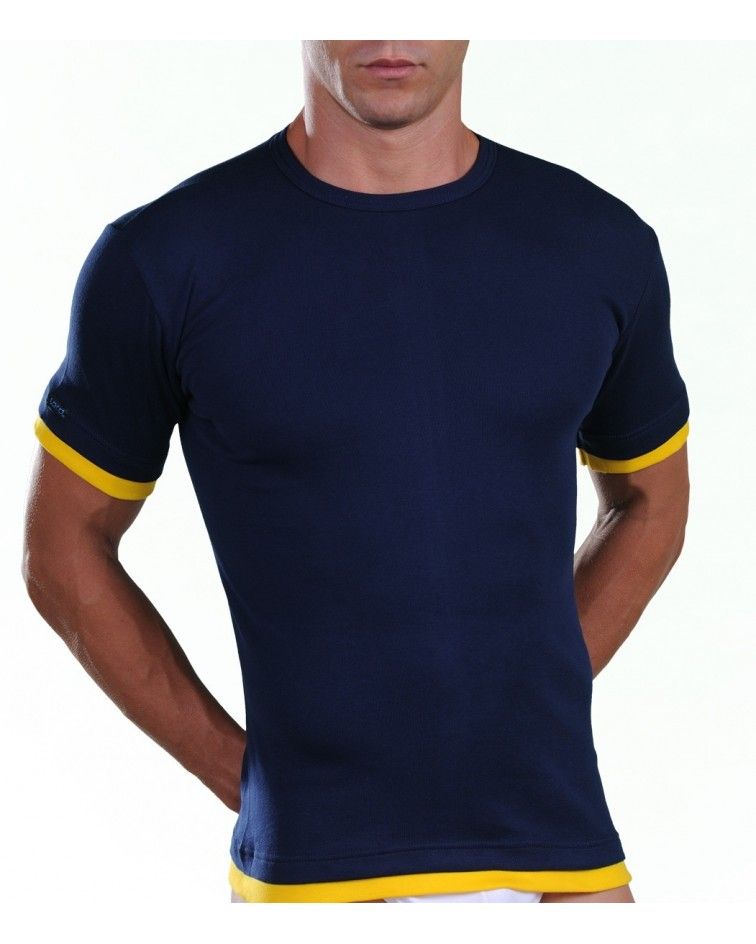 T-Shirt, Stripe, blue