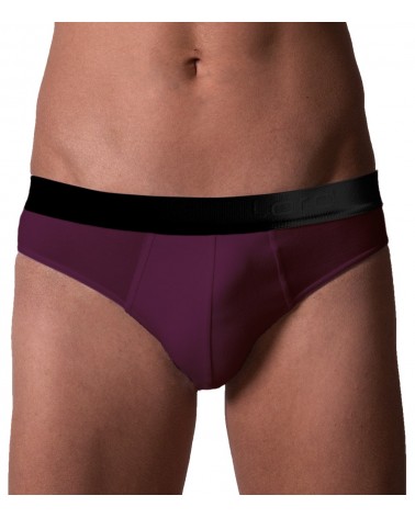 Brief, Black Ext.Rubber, raspberry
