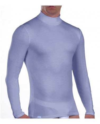 Men turtle neck, Long Sleeve, grey