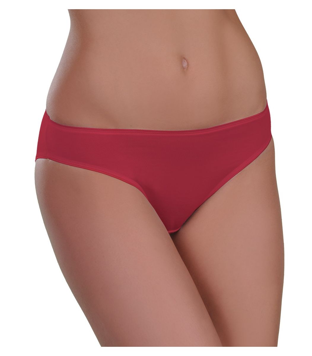 Women, bikini, micromodal, red