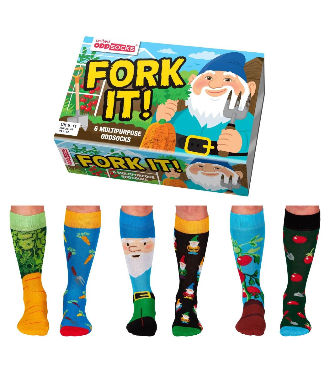  Socks United Oddsocks United Oddsocks Men Socks FORK IT 3 pairs DIG-1