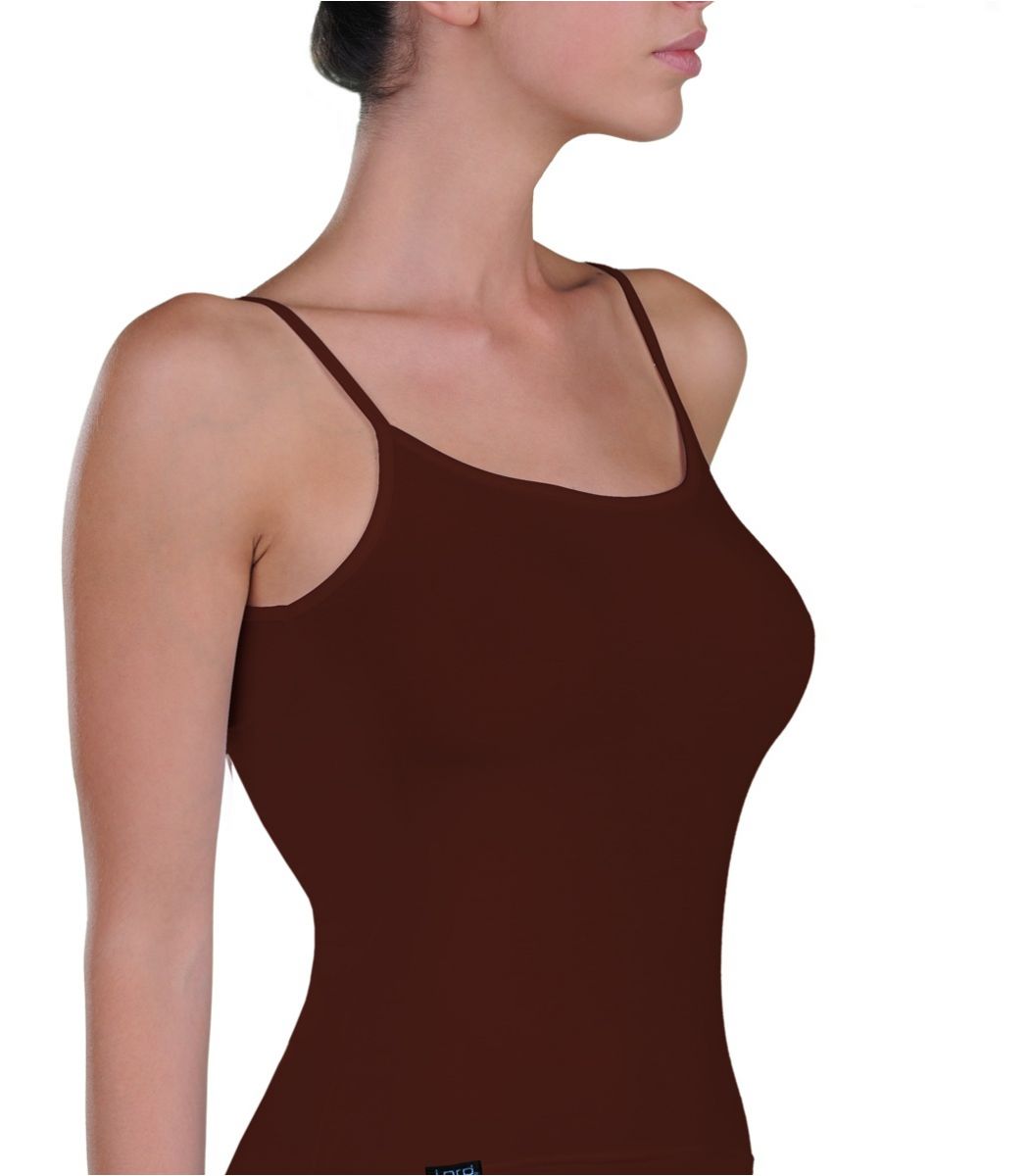 Camisole, micromodal, brown