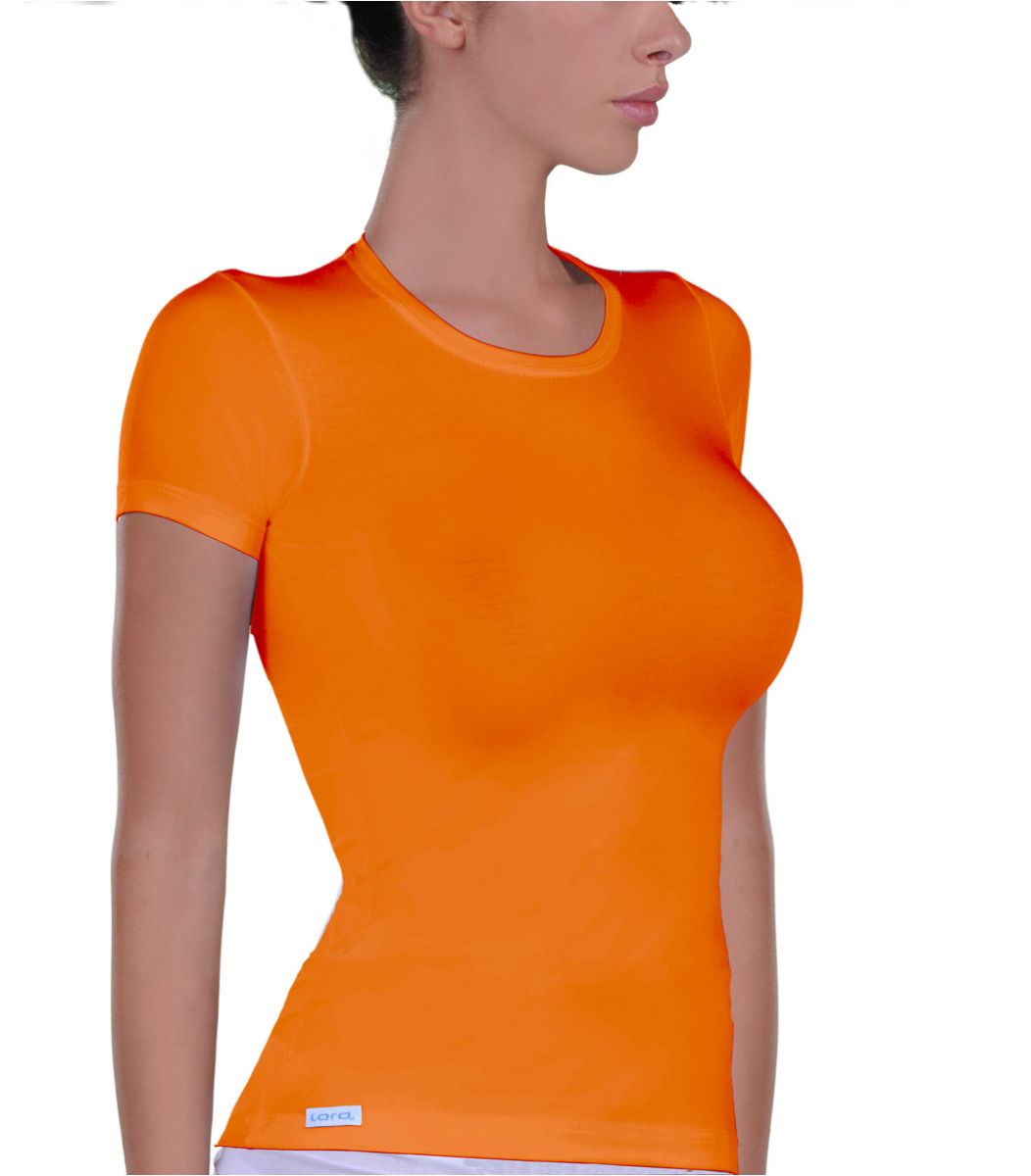 Women elastic T-Shirt, orage