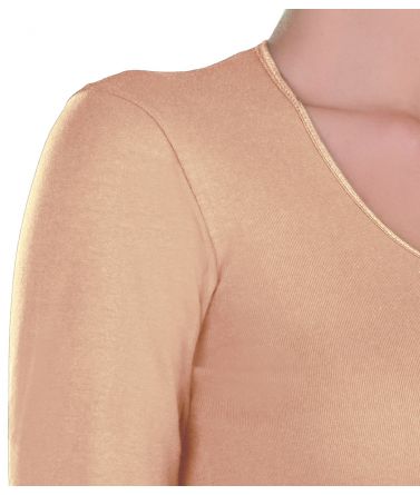  Long Sleeve T-Shirt Lord Lord Women sleeve, neck satin 890-11