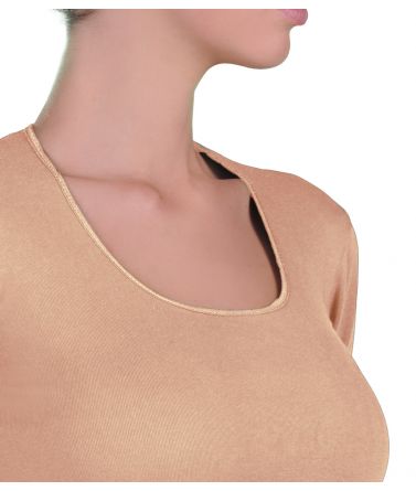  Long Sleeve T-Shirt Lord Lord Women sleeve, neck satin 890-14