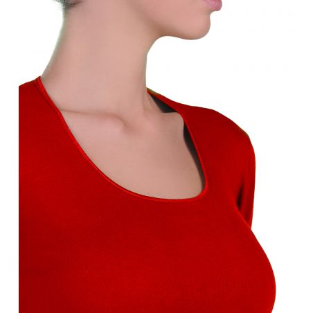  Long Sleeve T-Shirt Lord Lord Women sleeve, neck satin 890-16