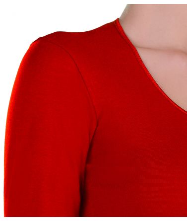  Long Sleeve T-Shirt Lord Lord Women sleeve, neck satin 890-19