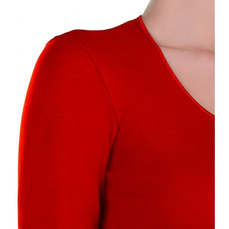  Long Sleeve T-Shirt Lord Lord Women sleeve, neck satin 890-19