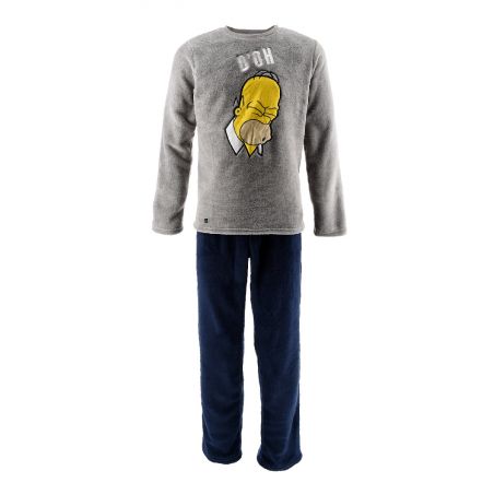 Ανδρική χειμερινή Πιτζάμα fleece SIMPSON Sun City - 1